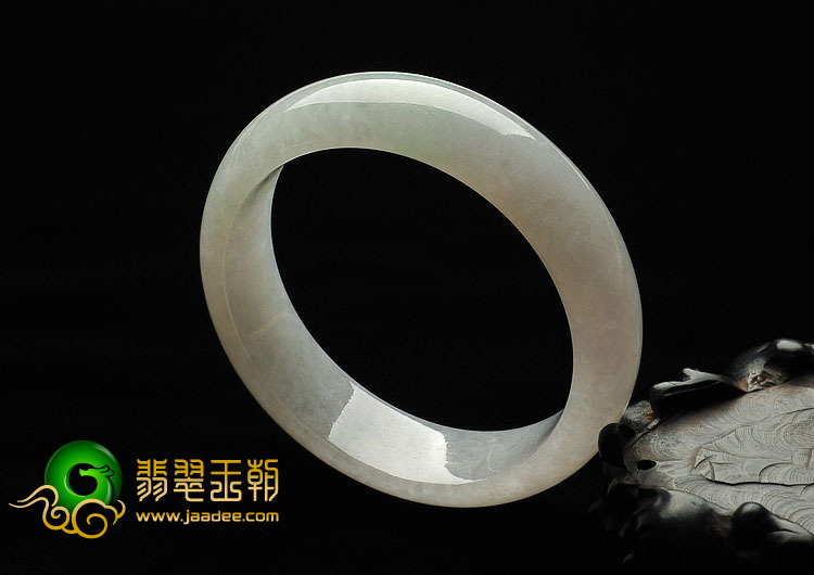 糯冰种晴水缅甸翡翠A货手镯（56.8mm）