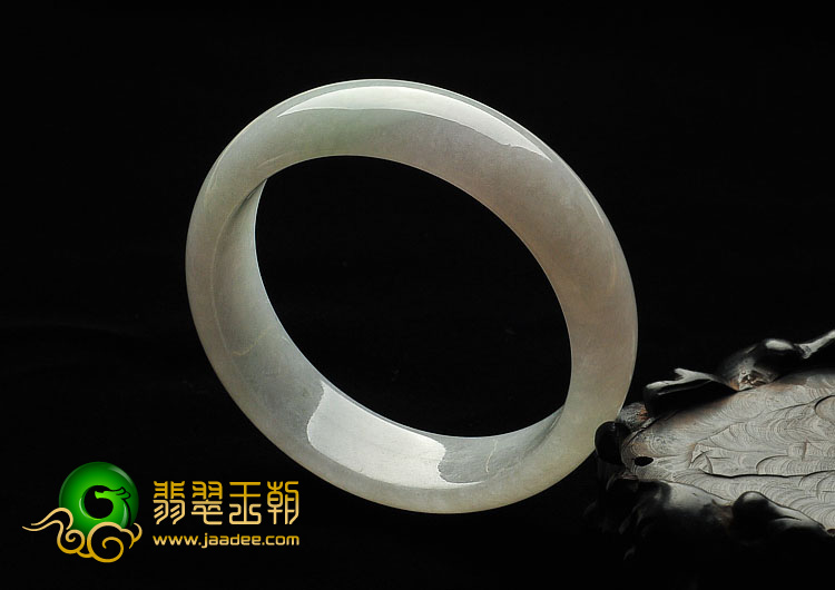 糯冰种晴水缅甸翡翠A货手镯（57mm）