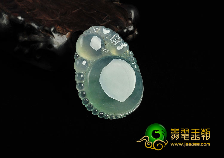 冰种晴水缅甸翡翠A货有求必应挂件