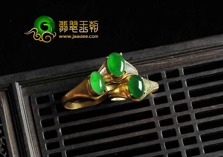 冰种阳绿缅甸翡翠A货戒面（一批走）