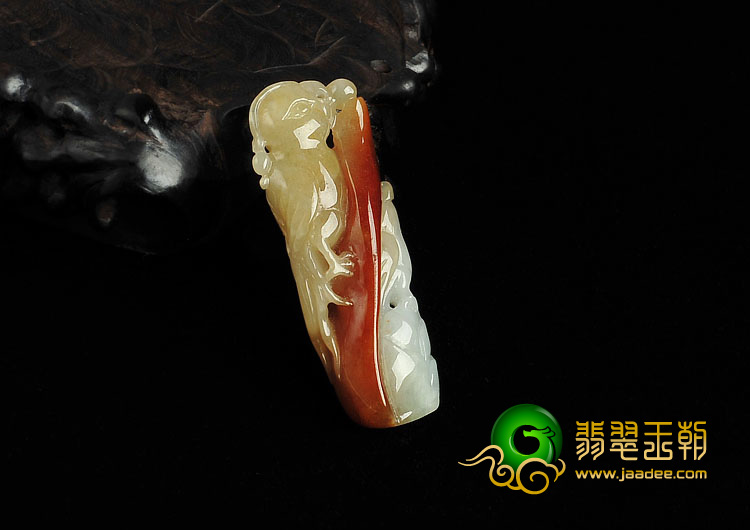糯冰种三彩缅甸翡翠A货双宿双飞挂件