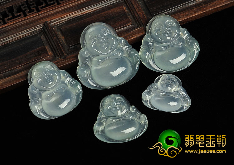 冰种晴水缅甸翡翠A货玉佛挂件（一批走）