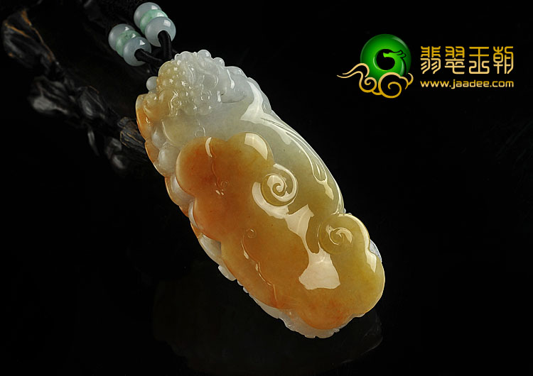 糯冰种黄翡缅甸翡翠A货人生如意手玩件