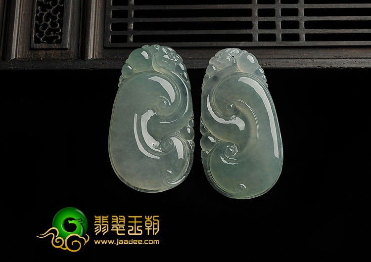 冰种晴水缅甸翡翠A货如意挂件（单价）