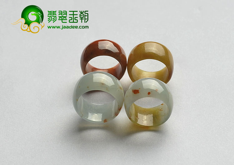 糯冰种飘花缅甸翡翠A货指环（单价）