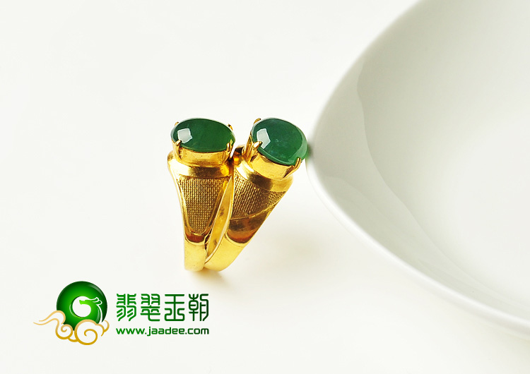 冰种翠色缅甸翡翠A货戒面（一批走）