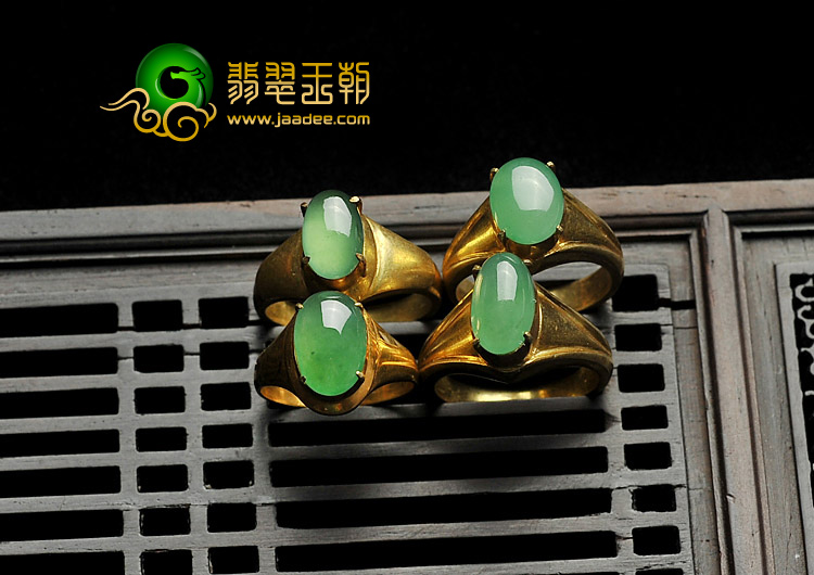 冰种晴水缅甸翡翠A货戒面（一批走）