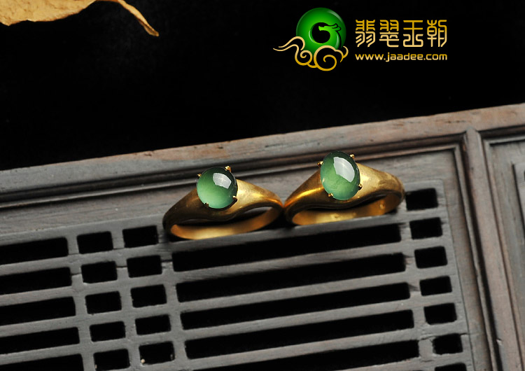 冰种菠菜绿缅甸翡翠A货戒面（一批走）