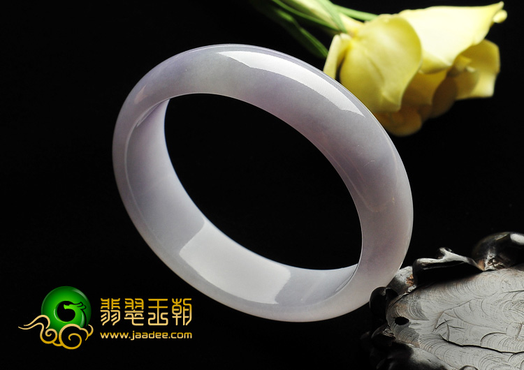 feicui糯冰种紫罗兰缅甸翡翠A货贵妃镯（57.7mm-51.8mm）