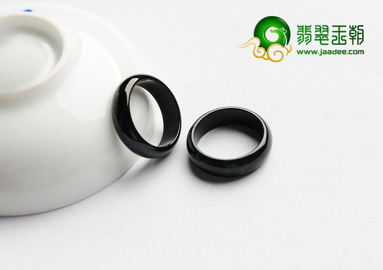 糯冰种浓绿缅甸翡翠A货指环（单价）