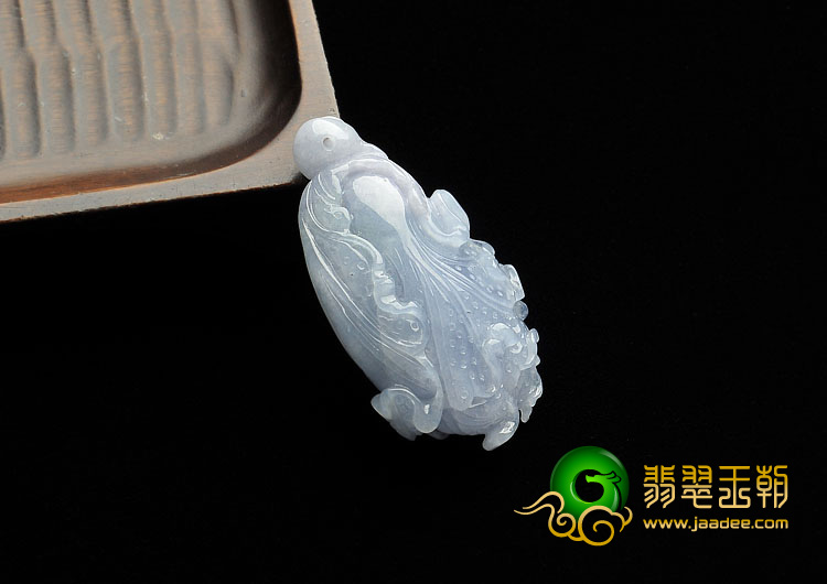 糯冰种紫罗兰缅甸翡翠A货白菜挂件