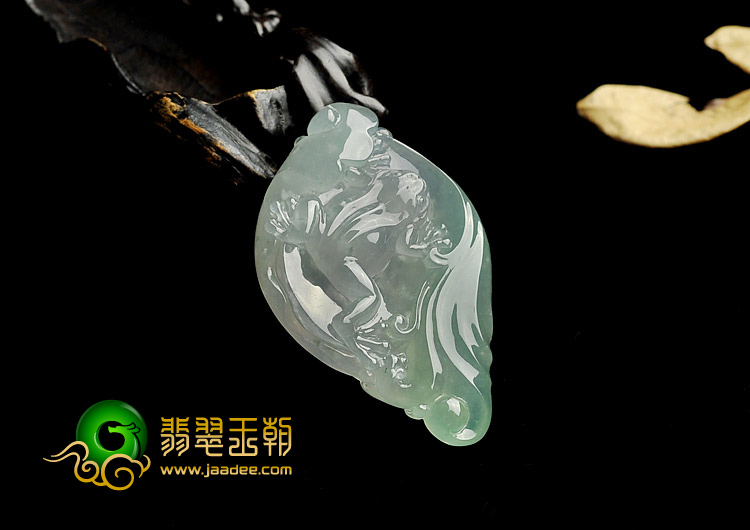 冰种晴水缅甸翡翠A货青蛙挂件