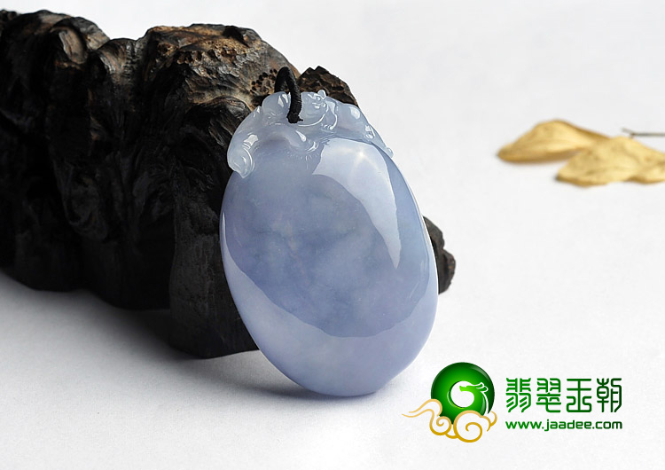 糯冰种紫罗兰翡翠A货寿桃挂件