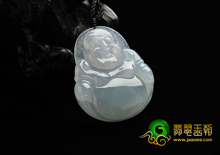 冰种晴水缅甸翡翠A货玉佛挂件