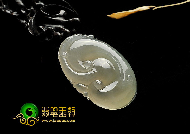 （超值推荐）冰种黄翡缅甸翡翠A货如意挂件