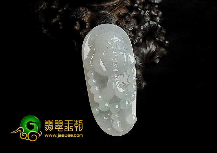 糯冰种晴水缅甸翡翠A货玉佛挂件