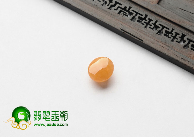 糯冰种黄翡缅甸翡翠A货戒面