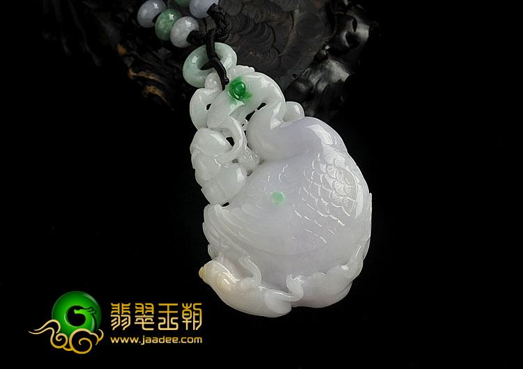 糯冰种淡春带彩缅甸翡翠A货天鹅挂件