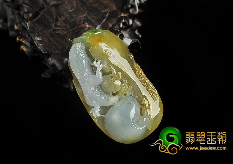 冰种三彩缅甸翡翠A货今非昔比挂件