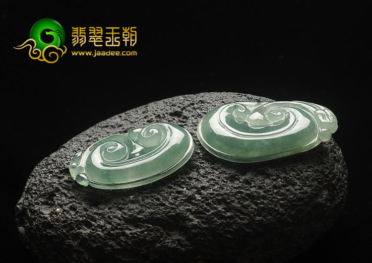 冰种晴水缅甸翡翠A货如意挂件（单价）