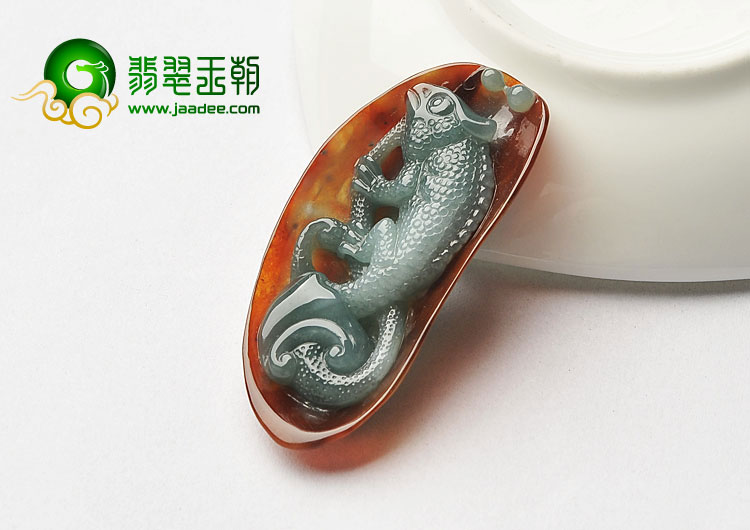 糯冰种晴水褐黄翡缅甸翡翠A货今非昔比挂件