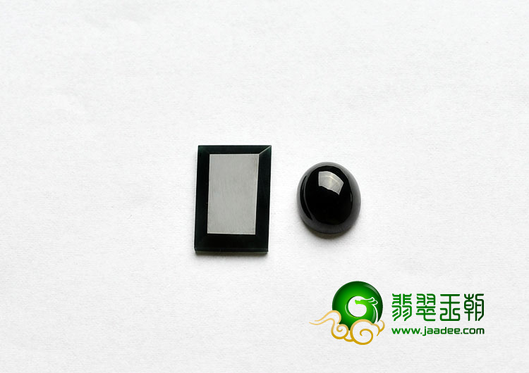冰种墨翠缅甸翡翠A货戒面（一批走）