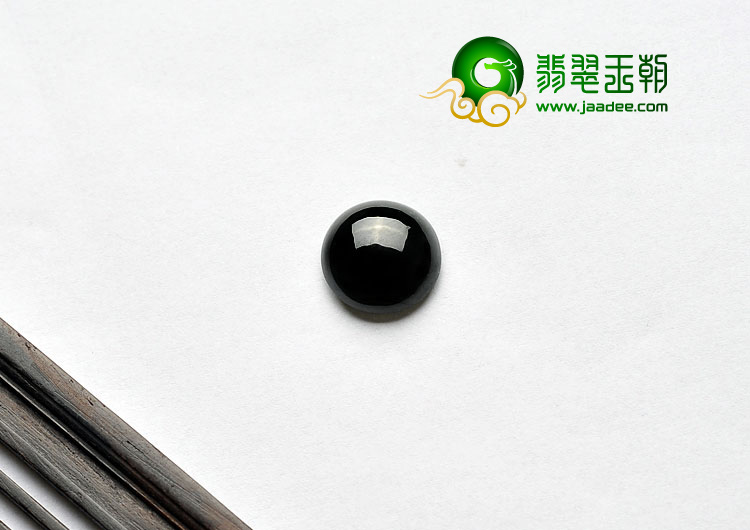 冰种墨翠缅甸翡翠A货戒面