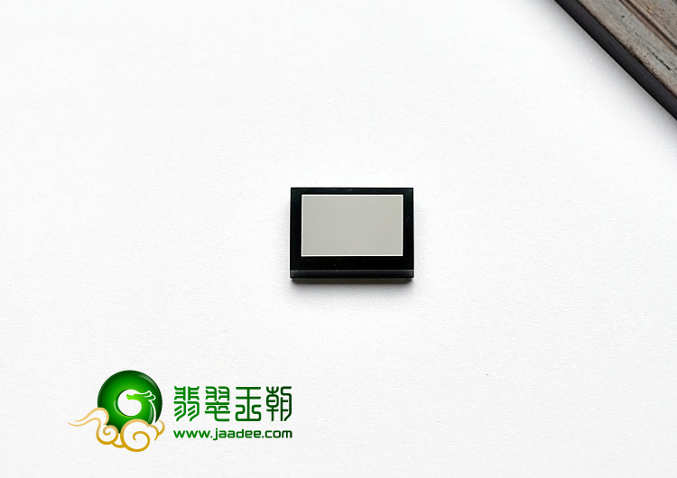 冰种墨翠缅甸翡翠A货戒面