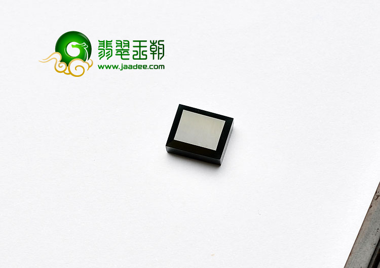 冰种墨翠缅甸翡翠A货戒面