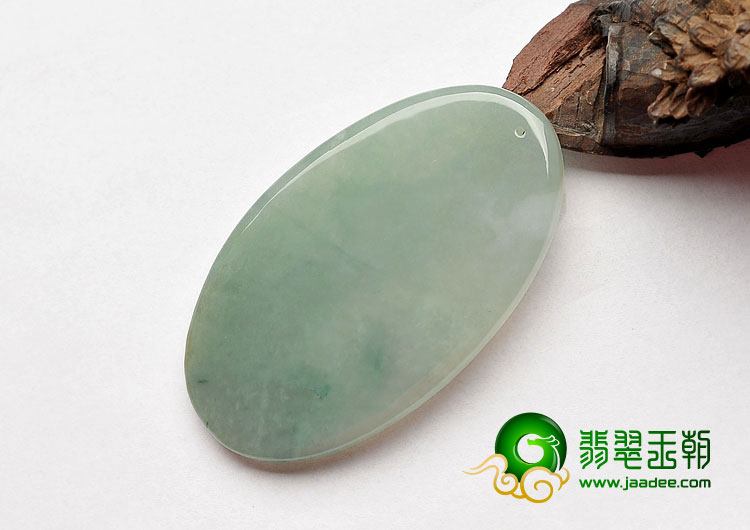 冰种晴水缅甸翡翠A货站观音挂件