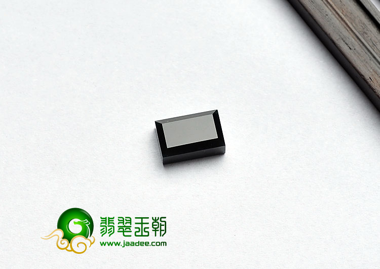 冰种墨翠缅甸翡翠A货戒面