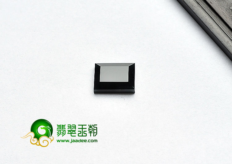 冰种墨翠缅甸翡翠A货戒面