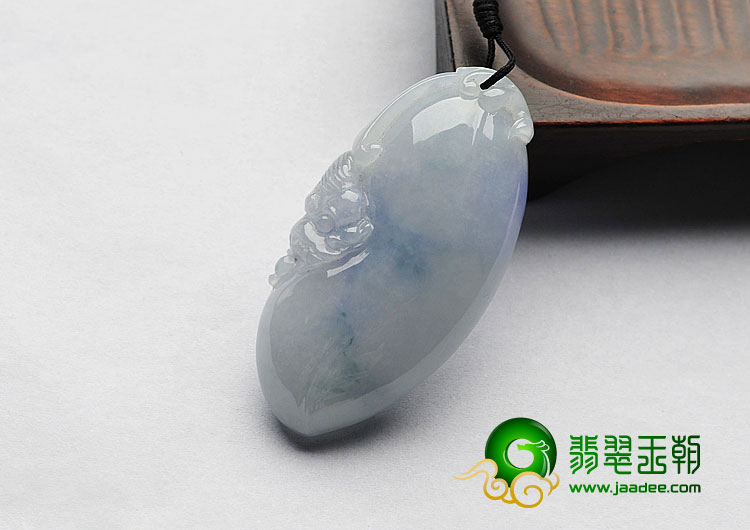 糯冰种紫罗兰缅甸翡翠A货福瓜挂件