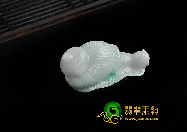 糯冰种飘翠缅甸翡翠A货安居乐业挂件