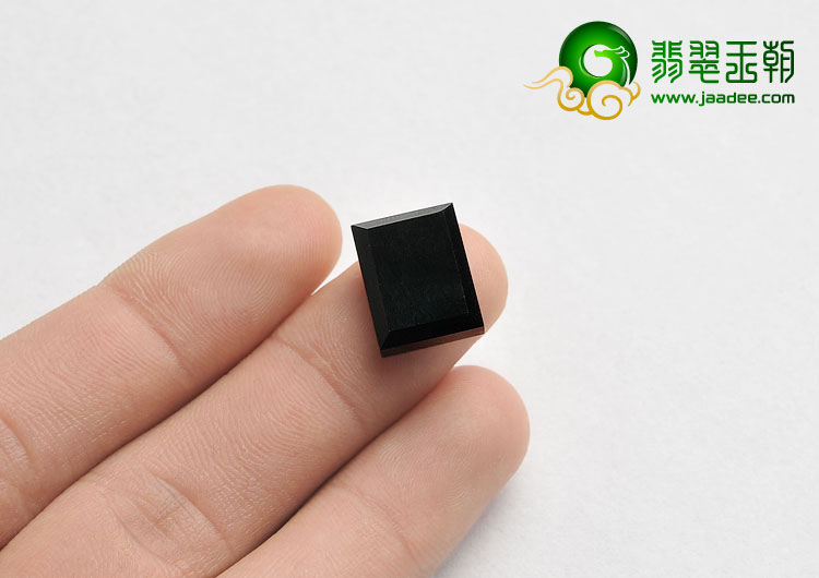 冰种墨翠缅甸翡翠A货戒面