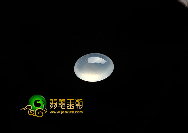 冰种无色缅甸翡翠A货戒面