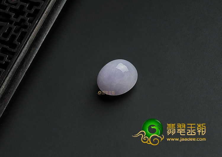 糯冰种紫罗兰缅甸翡翠A货戒面