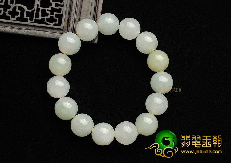 糯冰种晴水缅甸翡翠A货手链