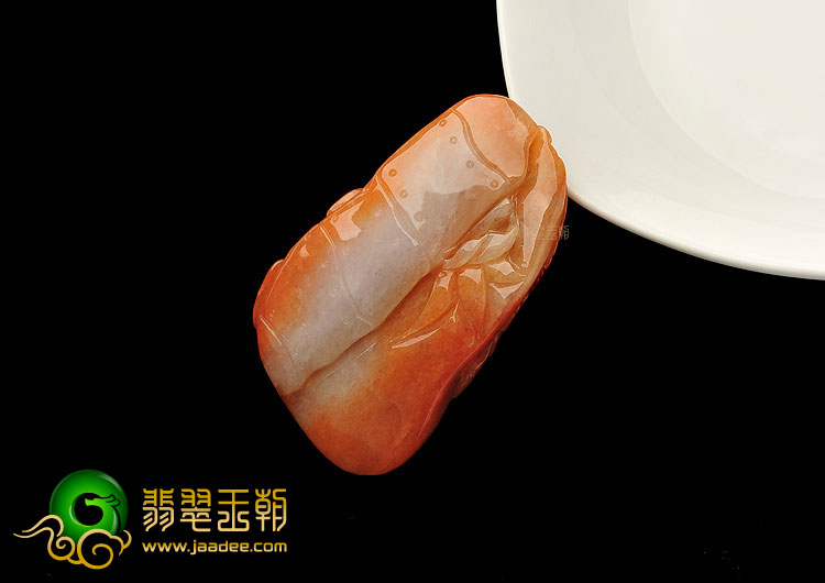 糯冰种红黄翡缅甸翡翠A货花开富贵挂件