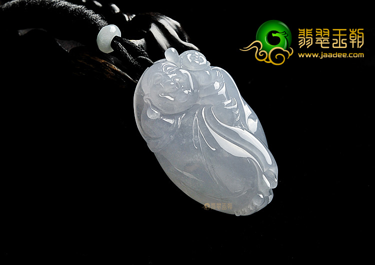 冰种晴水缅甸翡翠A货玉佛挂件