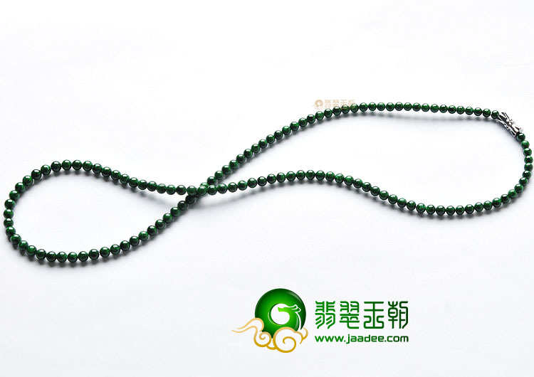 (超值推荐)细糯种花青项链