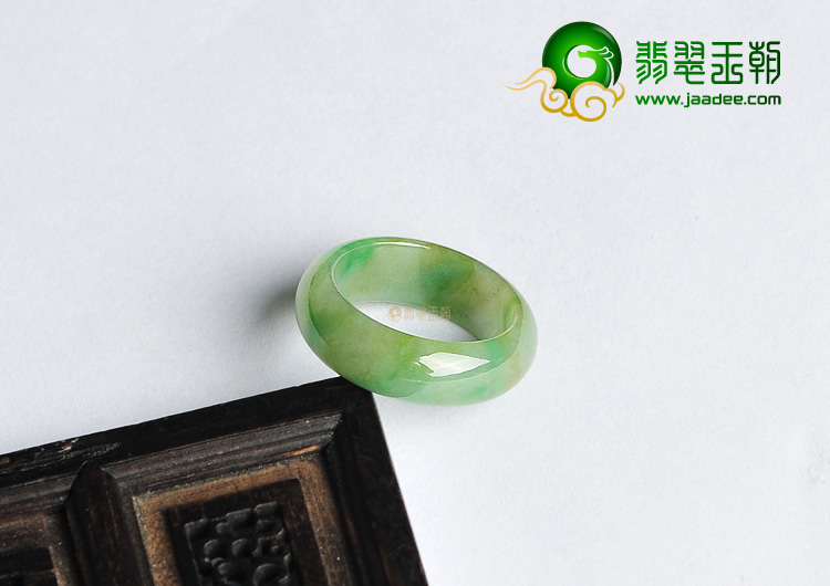 糯冰种黄加绿指环