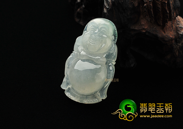 冰种晴水站佛挂件