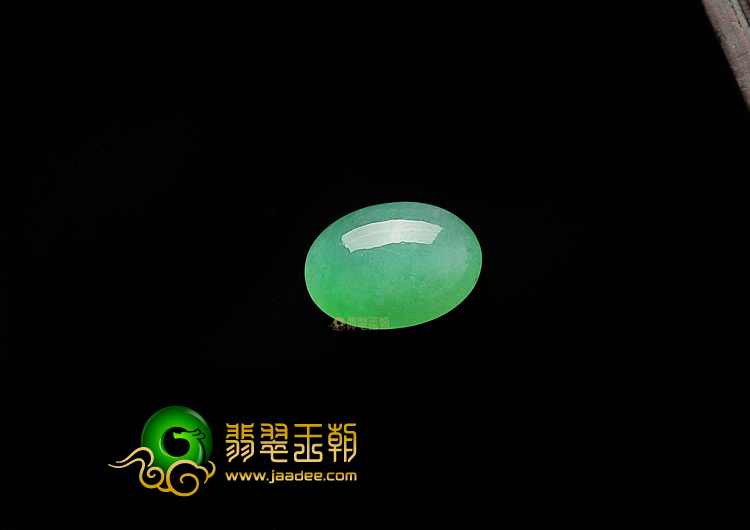 冰种绿晴水戒面