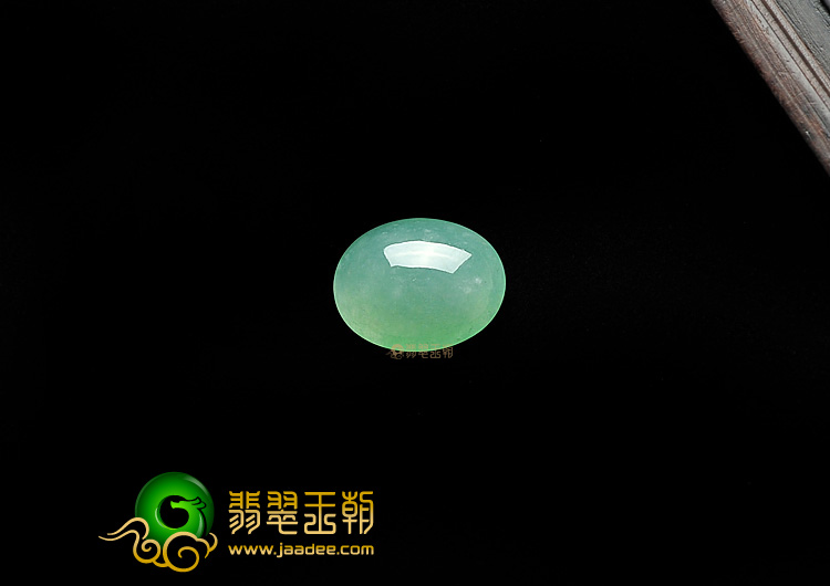 冰种绿晴水戒面