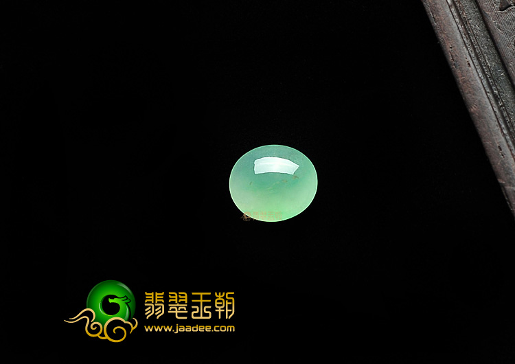 冰种绿晴水戒面