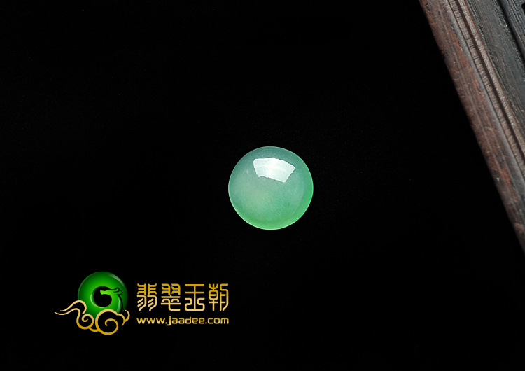 冰种绿晴水戒面