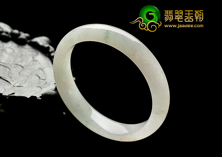 糯冰种飘花手镯(58.5mm)