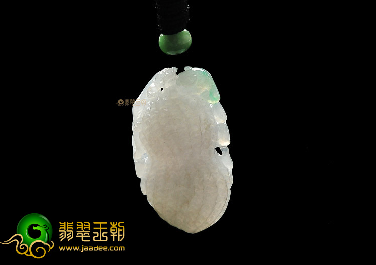 糯冰种略飘花生意兴隆挂件