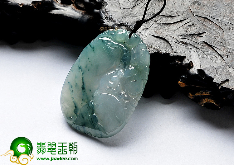 冰种飘花福瓜挂件
